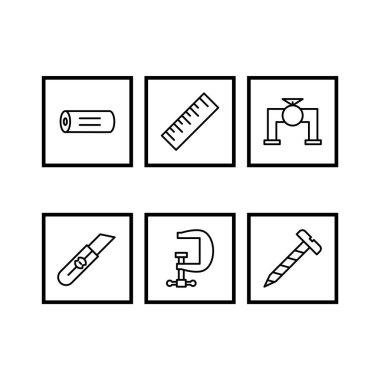 Kişisel ve Ticari Kullanım İçin 6 Yapı Simgesi...