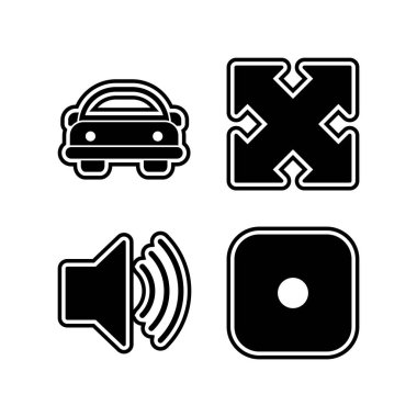 Kişisel ve Ticari Kullanım İçin Evrensel 4 Simge...