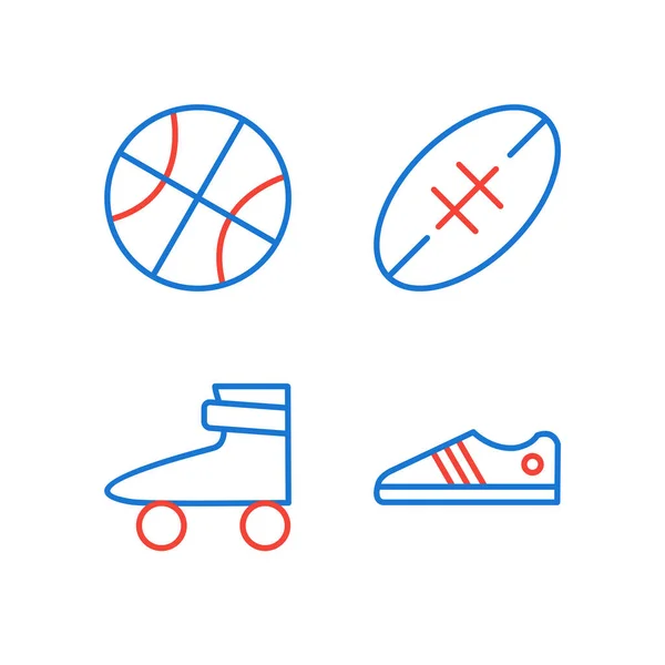 Icon set of sports and games for personal and commmercial use...