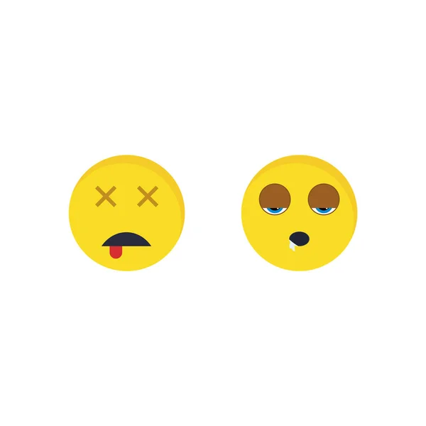Ikoon Set Van Emoji Voor Persoonlijk Commercieel Gebruik — Stockvector