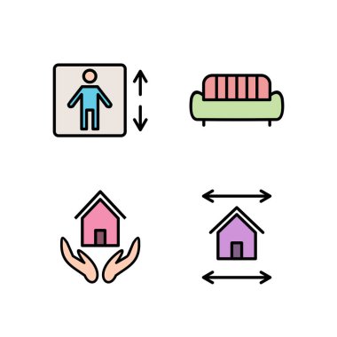 Kişisel ve ticari kullanım için 4 Simge Emlak...