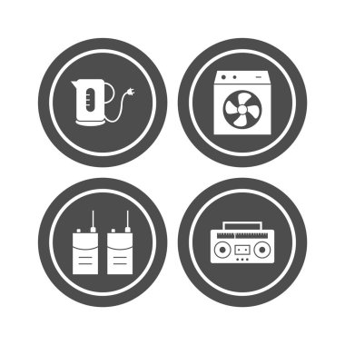 Kişisel ve Ticari Kullanım İçin 4 Elektronik Aygıt Simgesi...