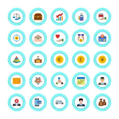  Beyaz Arkaplan Vektörü İzole Edilmiş Elementler Üzerine 25 Bankacılık Simgesi...