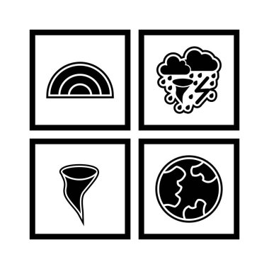 Kişisel ve Ticari Kullanım İçin 4 Hava Simgesi...