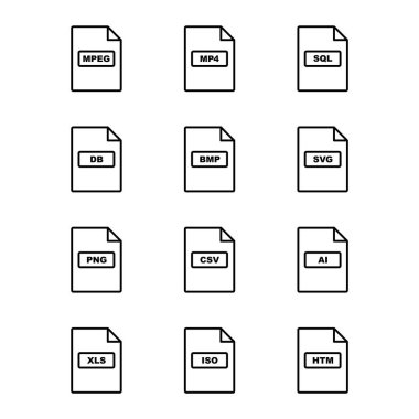 Kişisel ve Ticari Kullanım için 12 Simge dosya biçimi...