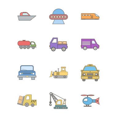 Kişisel ve ticari kullanım için simge taşıma...