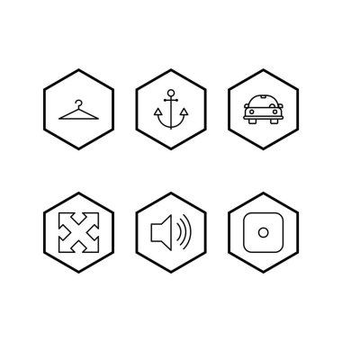 Kişisel ve Ticari Kullanım İçin Evrensel 6 Simge...