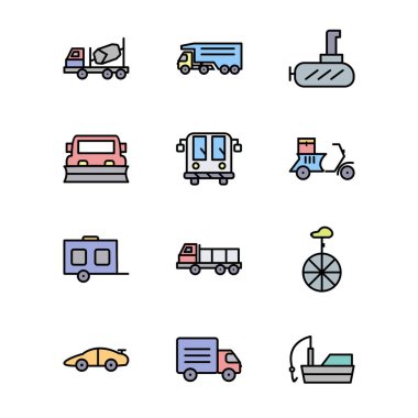 Kişisel ve ticari kullanım için simge taşıma...