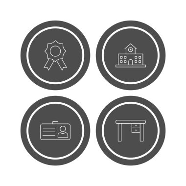  Kişisel ve Ticari Kullanım İçin 4 Eğitim Simgesi...