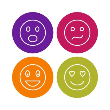 Kişisel ve Ticari Kullanım İçin 4 Emoji Simgesi...