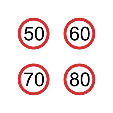 Kişisel ve Ticari Kullanım için 4 Yol Simgesi Simgesi...