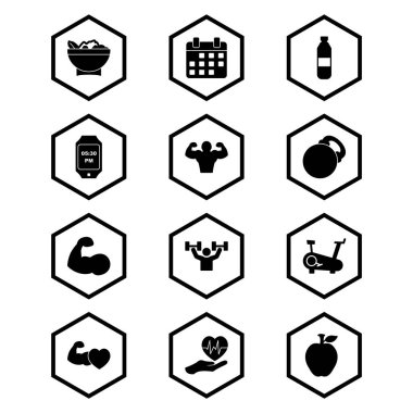 Kişisel ve Ticari Kullanım İçin 12 Simge Sağlık...