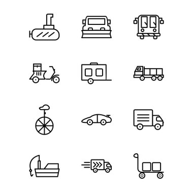 Kişisel ve ticari kullanım için simge taşıma...