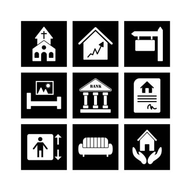 Kişisel ve Ticari Kullanım İçin 9 Emlak Simgesi...