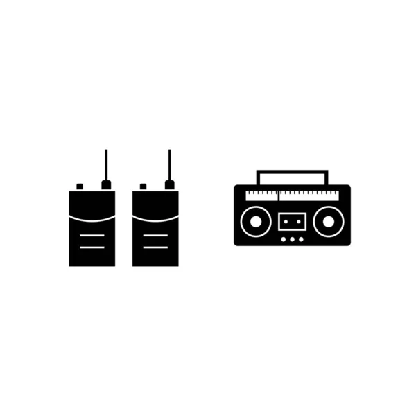 Iconos Dispositivos Electrónicos Para Uso Personal Comercial — Archivo Imágenes Vectoriales