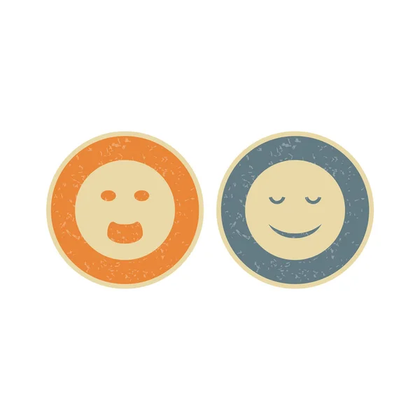 Conjunto Ícones Emoji Isolados Fundo Branco —  Vetores de Stock