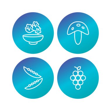 Kişisel ve Ticari Kullanım İçin 4 Gıda Simgesi...