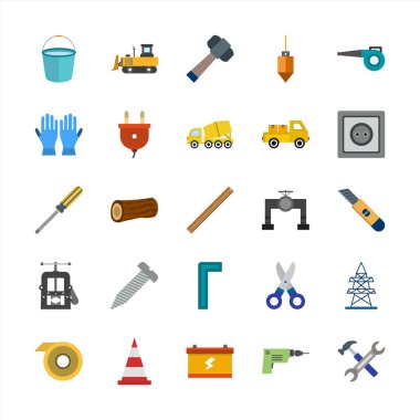 Kişisel ve Ticari Kullanım İçin 25 İnşaat Simgesi...