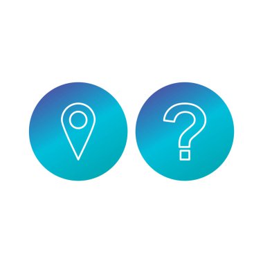 Beyaz Arkaplan Vektörü İzole Edilmiş Elementler Üzerine 2 temel element seti Simgesi...