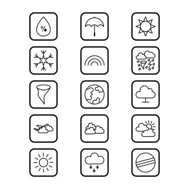 Kişisel ve Ticari Kullanım İçin 15 Hava Simgesi...