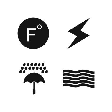 Kişisel ve Ticari Kullanım İçin 4 Hava Simgesi...