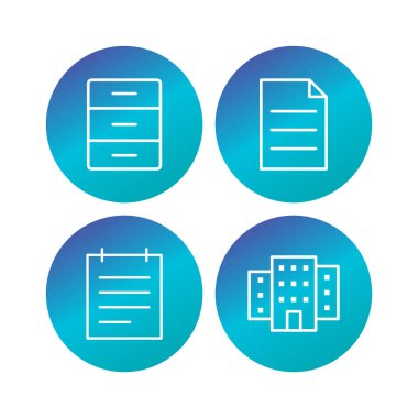  Kişisel ve Ticari Kullanım İçin 4 Ofis Simgesi...