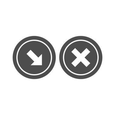 Beyaz Arkaplanda İzole edilmiş 2 temel öge Simgesi Sayfası...