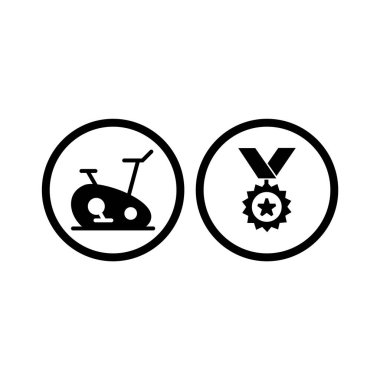 Kişisel ve iletişim için spor ve oyun simgesi...