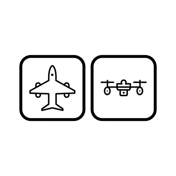 Icon Set Von Transport Für Den Persönlichen Und Kommerziellen Gebrauch — Stockvektor