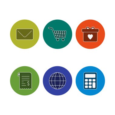 Kişisel ve Ticari Kullanım İçin 6 Simge E- ticaret...