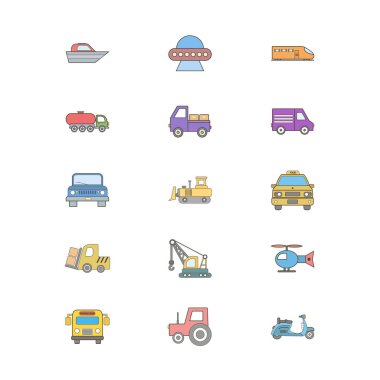 Kişisel ve ticari kullanım için simge taşıma...