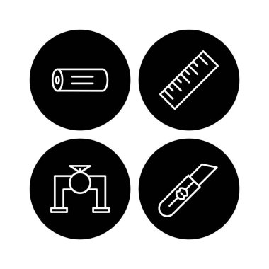 Kişisel ve Ticari Kullanım İçin 4 Yapı Simgesi...