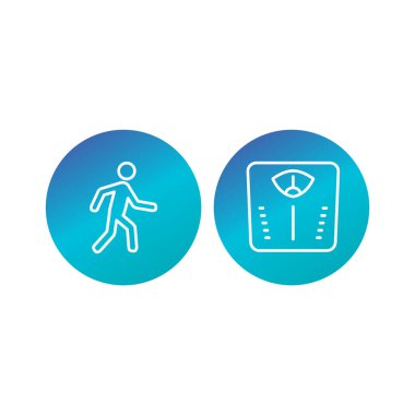 Beyaz Arkaplanda İzole Edilmiş 2 Sağlık Simgesi...