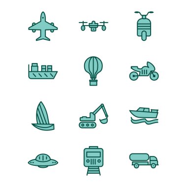 Kişisel ve ticari kullanım için simge taşıma...