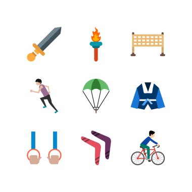 Kişisel ve iletişim için spor ve oyun simgesi...