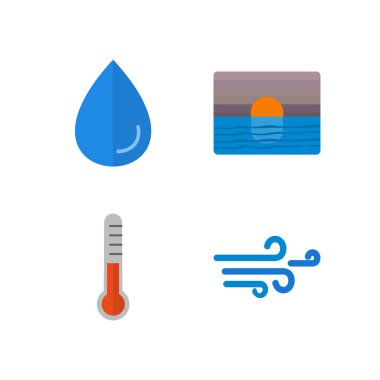 Kişisel ve Ticari Kullanım İçin 4 Hava Simgesi...