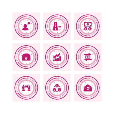 Kişisel ve Ticari Kullanım İçin 9 Bankacılık Simgesi...