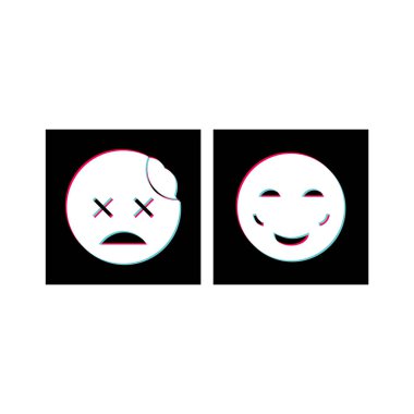 Kişisel ve Ticari Kullanım İçin 2 Emoji Simgesi...