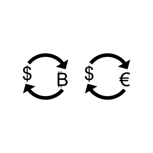 Ensemble Icônes Affaires Isolées Sur Fond Blanc — Image vectorielle