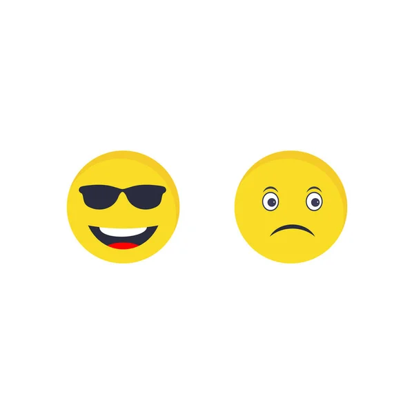 Conjunto Ícones Emoji Para Uso Pessoal Comercial —  Vetores de Stock