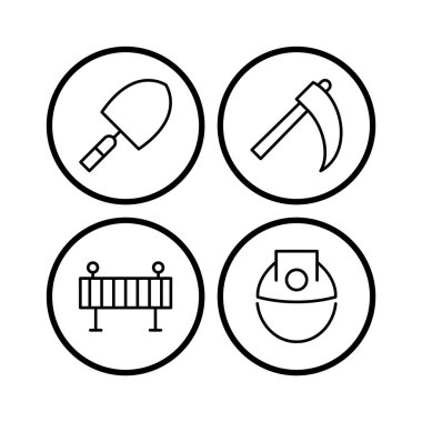 Kişisel ve Ticari Kullanım İçin 4 Yapı Simgesi...