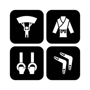 Kişisel ve iletişim için spor ve oyun simgesi...