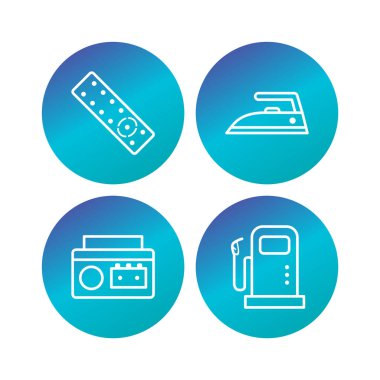 Kişisel ve Ticari Kullanım İçin 4 Simge Elektronik Aygıt...