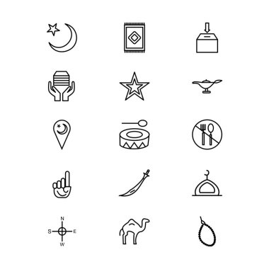 Kişisel ve ticari kullanım için 15 Ramazan Simgesi...