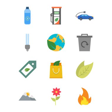 Kişisel ve Ticari Kullanım İçin 12 Eko Simgesi...