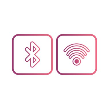 Beyaz Arkaplan Vektörü İzole Edilmiş Elementler Üzerine 2 temel element seti Simgesi...