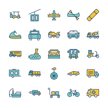 Kişisel ve ticari kullanım için simge taşıma...