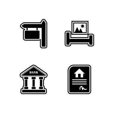 Kişisel ve ticari kullanım için 4 Simge Emlak...