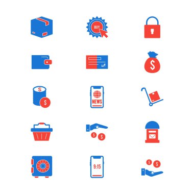 Kişisel ve Ticari Kullanım İçin 15 Simge E- ticaret...