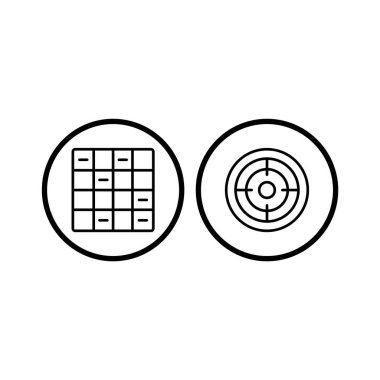 Kişisel ve iletişim için spor ve oyun simgesi...